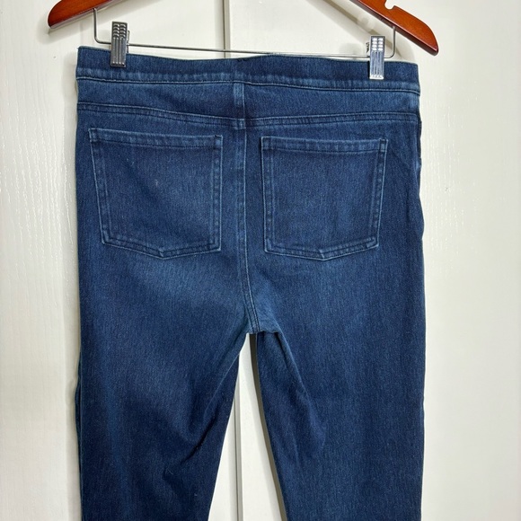 Spanx Jean-ish Ankle Leggings in Twilight Rinse Dark Wash Blue Size M - Picture 3 of 11